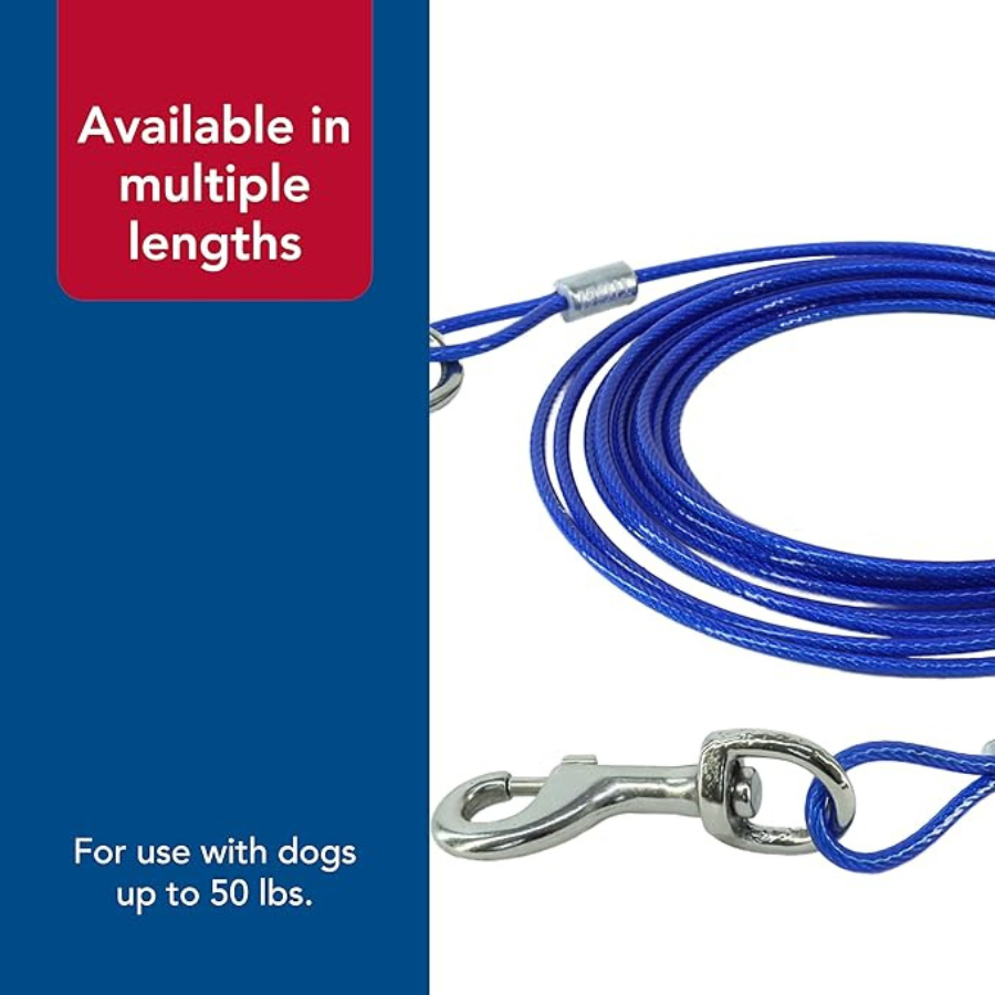 Titan Cable with Brass Snap - Medium 15'
