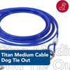 Titan Cable with Brass Snap - Medium 15'