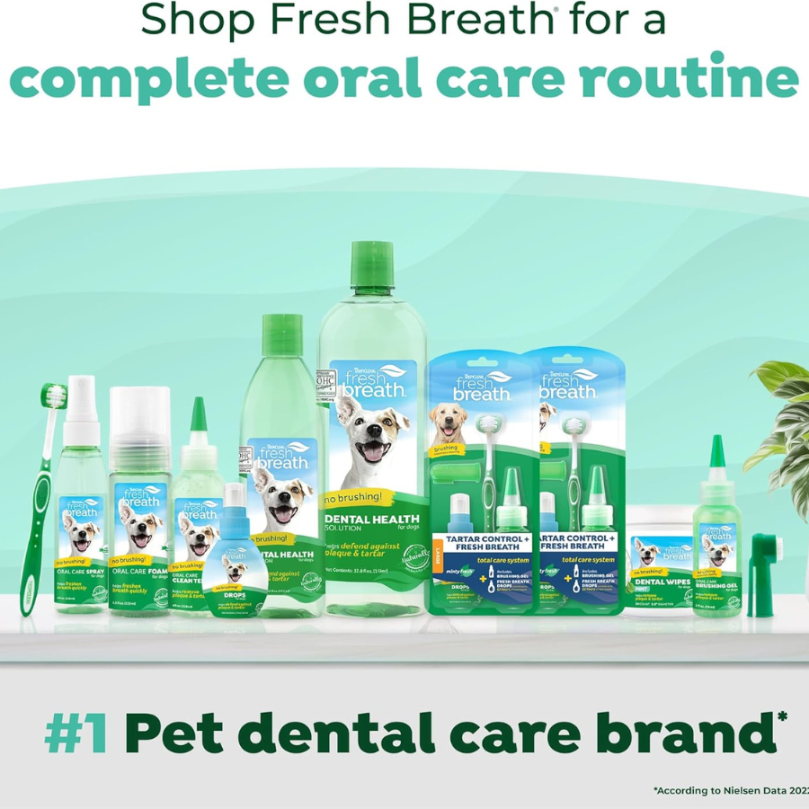 TropiClean Fresh Breath Clean Teeth Gel for Cats - 2 oz