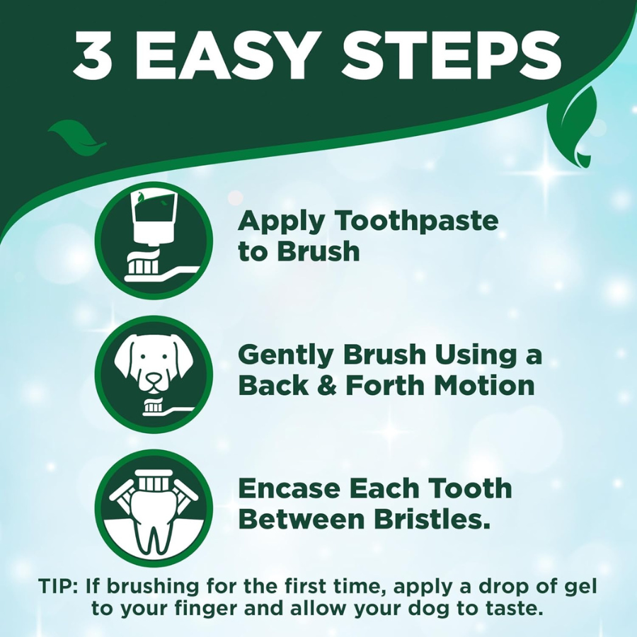Vet's Best Dental Care Toothbrush and Gel Kit - 3.5 oz