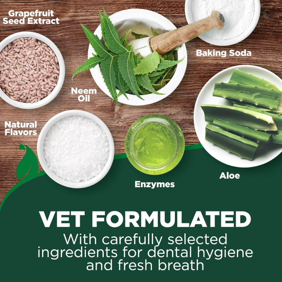 Vet's Best Dental Care Toothbrush and Gel Kit - 3.5 oz