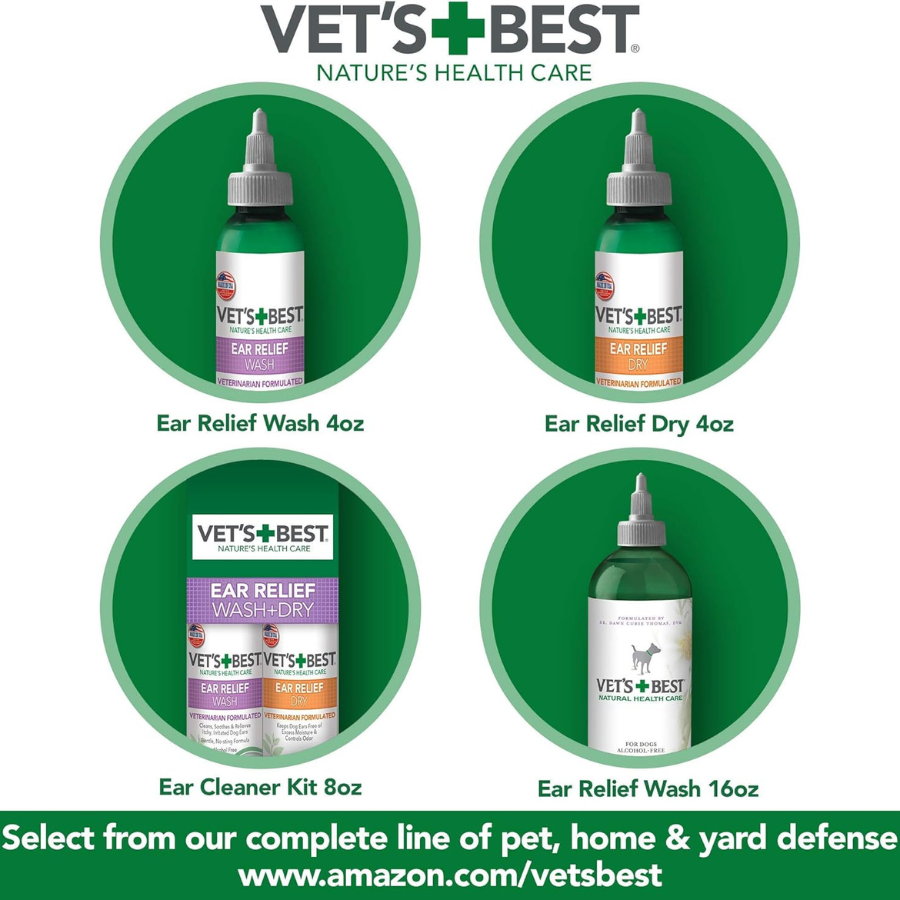 Vet's Best Ear Relief Dry - 4 oz