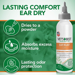 Vet's Best Ear Relief Wash and Dry - 2 Pack