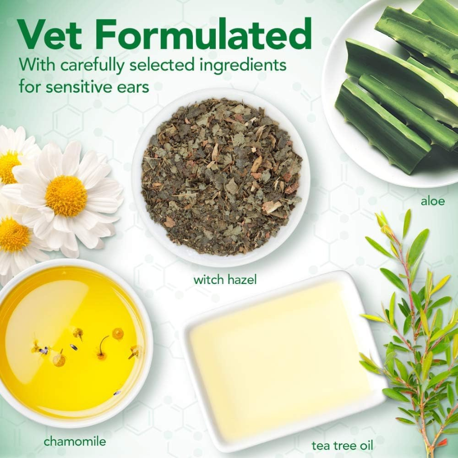 Vet's Best Ear Relief Wash and Dry - 2 Pack