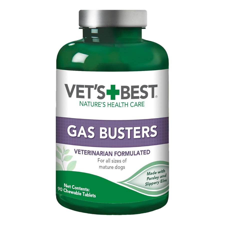 Vet's Best Gas Busters for Dogs - 90 Tablets