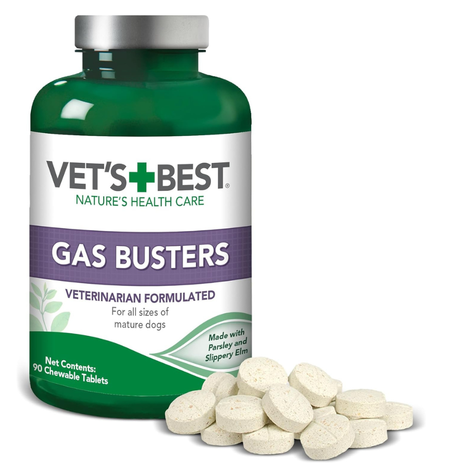 Vet's Best Gas Busters for Dogs - 90 Tablets
