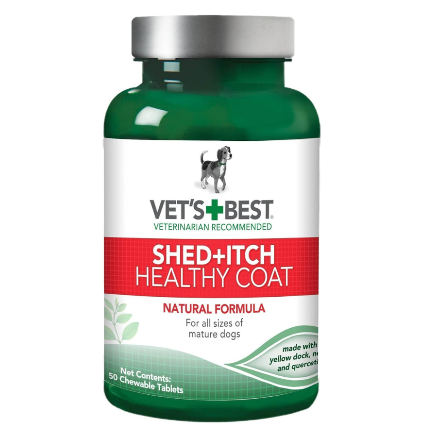 Vet's Best Healthy Coat Shed and Itch Supplement - 50 Tablets