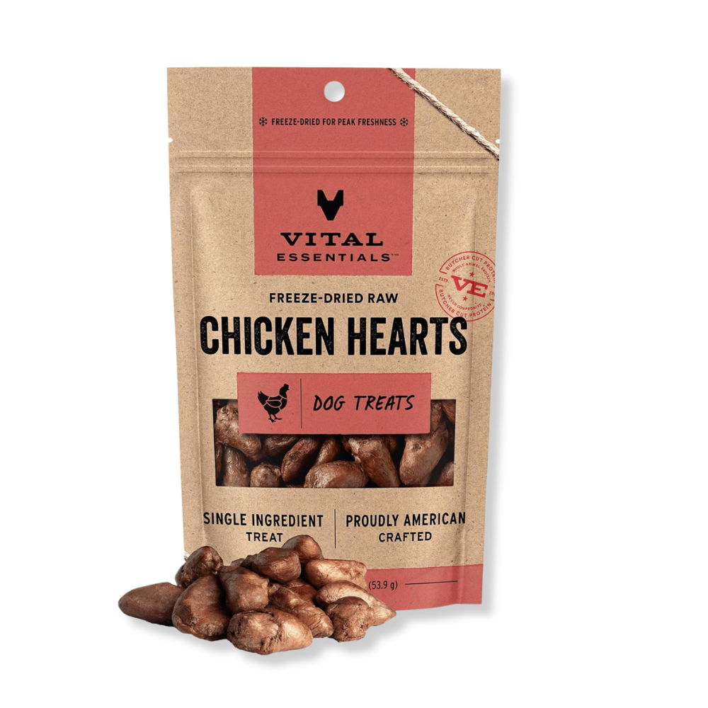 Vital Essentials Freeze-Dried Chicken Hearts