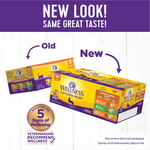 Wellness Chicken and Turkey Lovers Variety Pack (12 Pack)