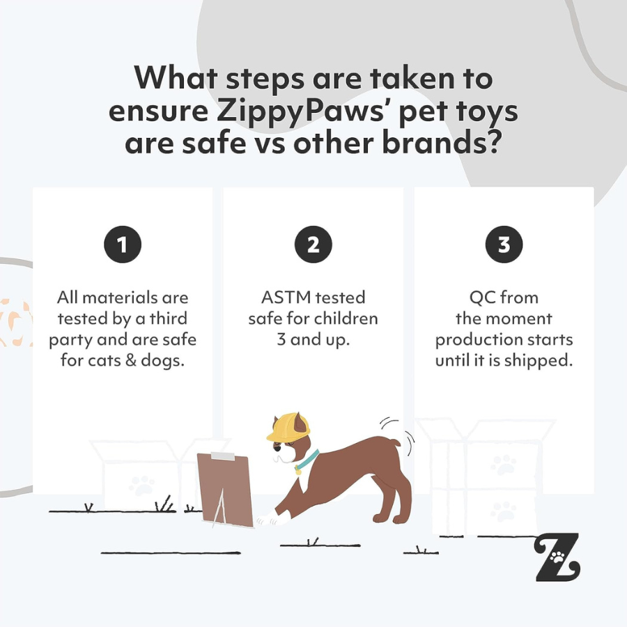 ZippyPaws Easter Miniz Donutz 3 Pack