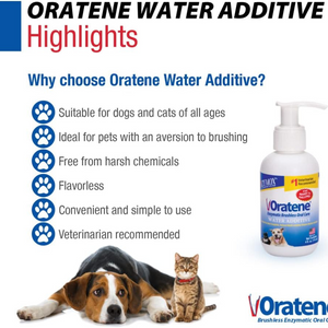 Zymox Oratene® Enzymatic Brushless Water Additive - 4 oz