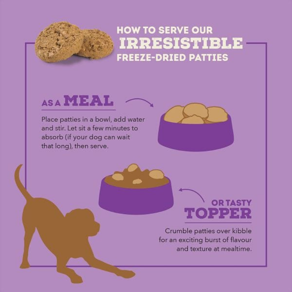Acana Freeze-Dried Duck Patties for Dogs - 14 oz