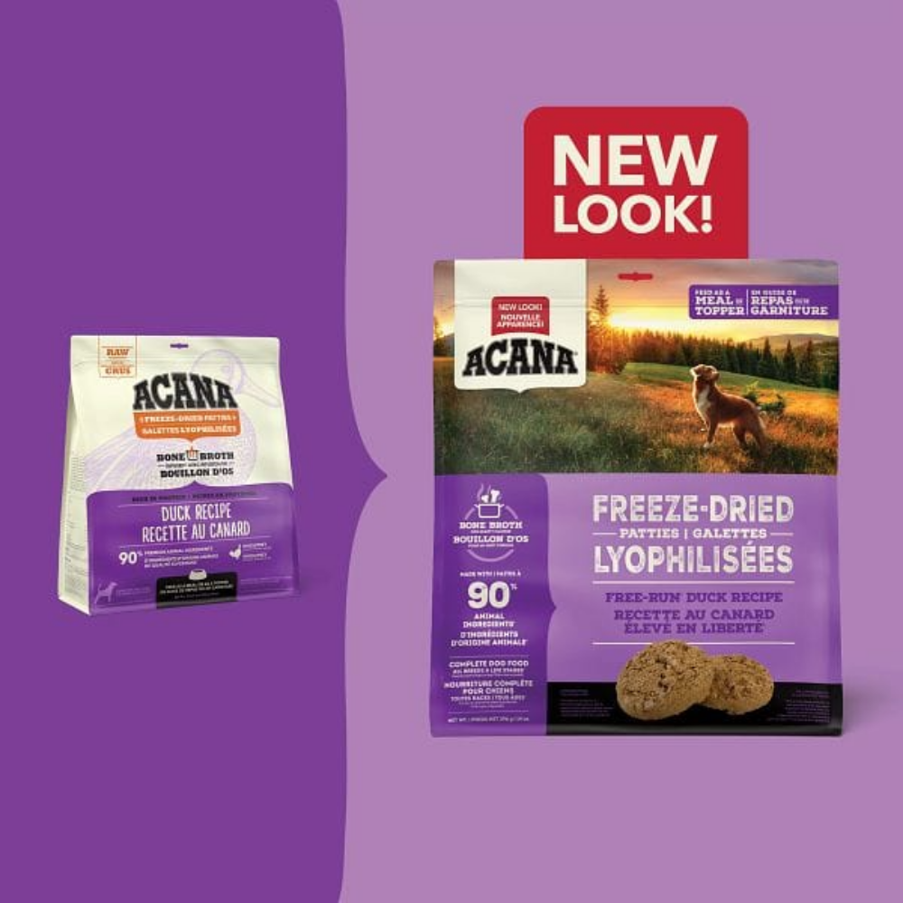Acana Freeze-Dried Duck Patties for Dogs - 14 oz