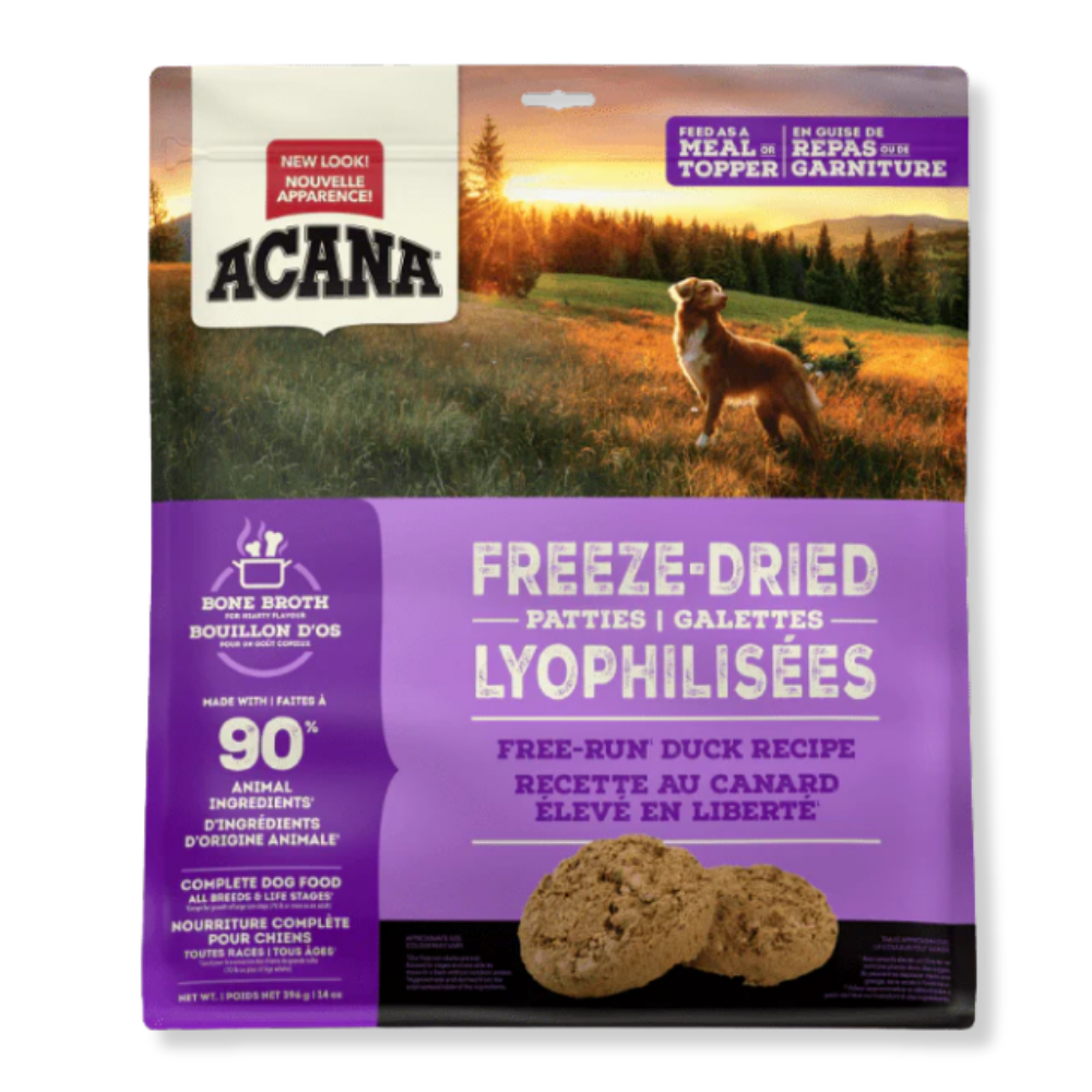Acana Freeze-Dried Duck Patties for Dogs - 14 oz
