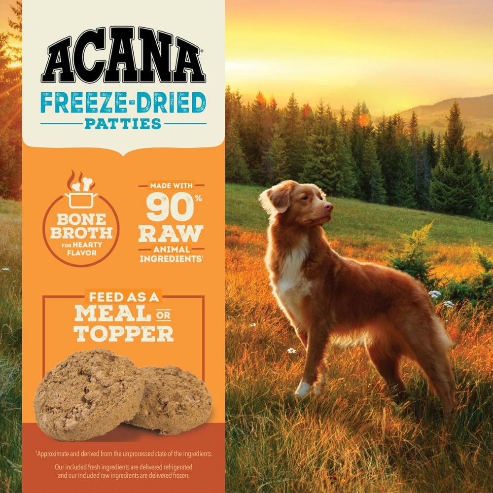 Acana Freeze-Dried Turkey Patties for Dogs - 14 oz