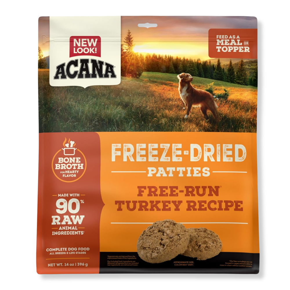 Acana Freeze-Dried Turkey Patties for Dogs - 14 oz