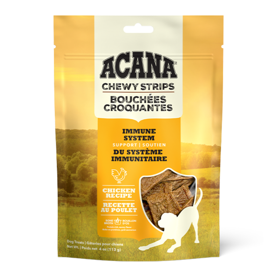 Acana Chewy Strips Chicken Dog Treats - 4 oz