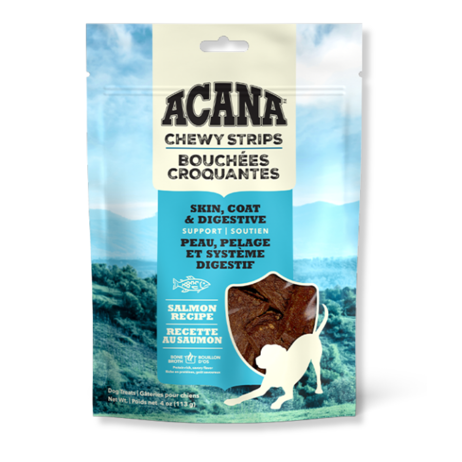 Acana Chewy Strips Salmon Dog Treats - 4 oz