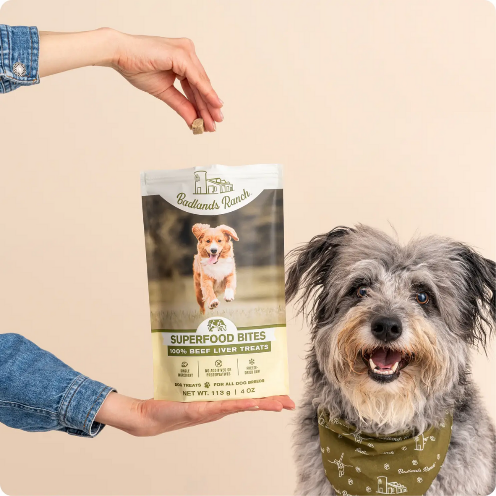 Badlands Ranch Superfood Bites Beef Liver Treats - 4 oz
