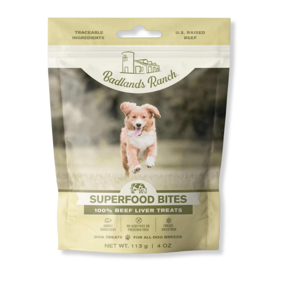 Badlands Ranch Superfood Bites Beef Liver Treats - 4 oz