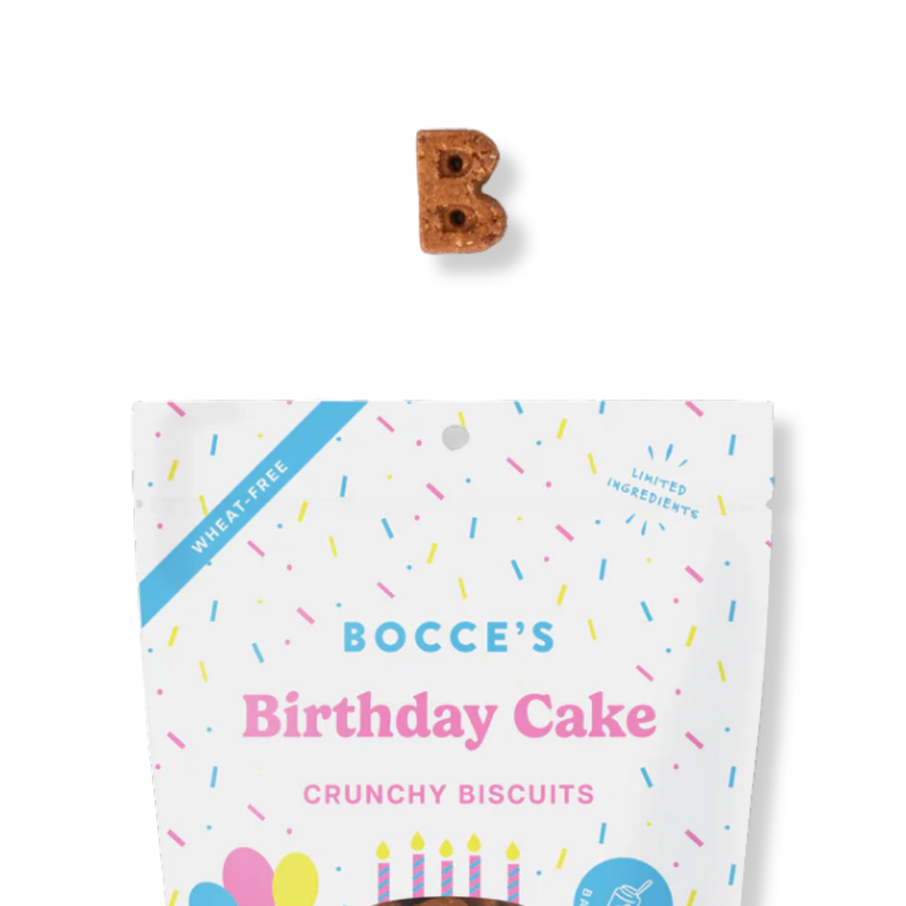Bocce's Bakery Birthday Cake Biscuits - 5 oz
