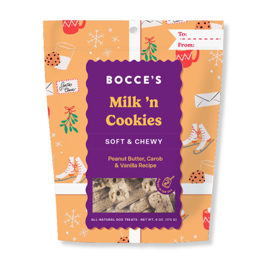 Bocce's Bakery Soft and Chewy Milk n' Cookies - 6 oz