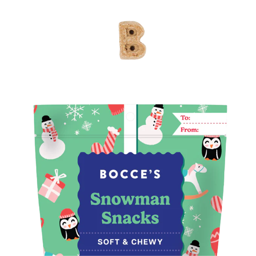 Bocce's Bakery Soft and Chewy Snowman Snacks - 6 oz
