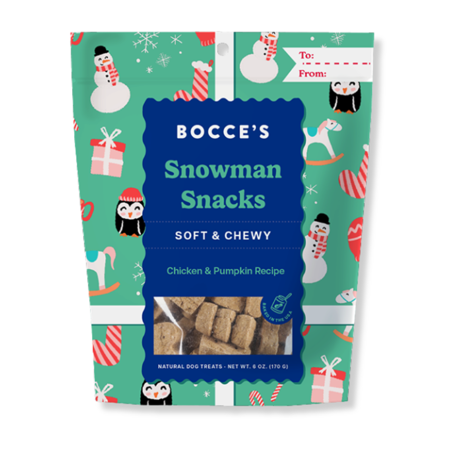 Bocce's Bakery Soft and Chewy Snowman Snacks - 6 oz