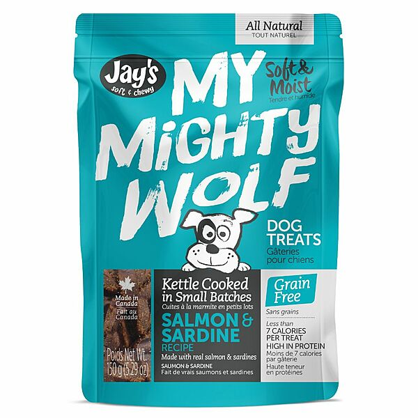 Jay's My Mighty Wolf Salmon and Sardine Dog Treats