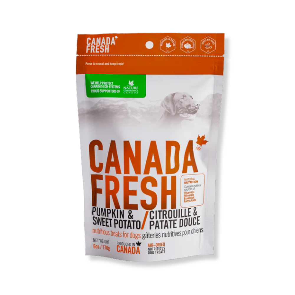 Canada Fresh Pumpkin and Sweet Potato Dog Treats - 6 oz