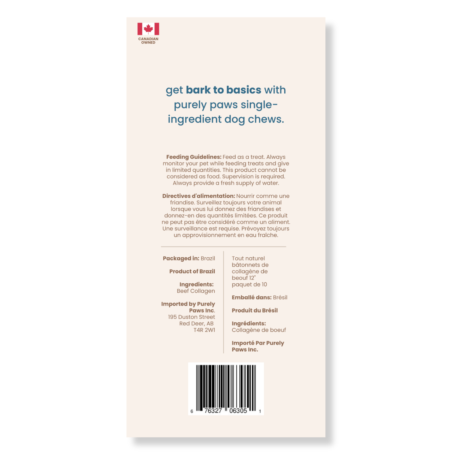 Purely Paws Collagen Sticks - 12"