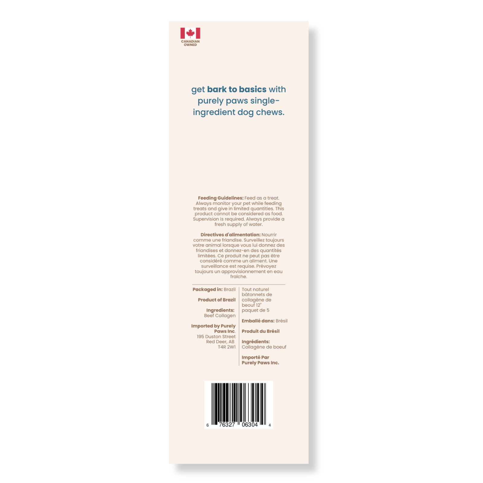 Purely Paws Collagen Sticks - 12"