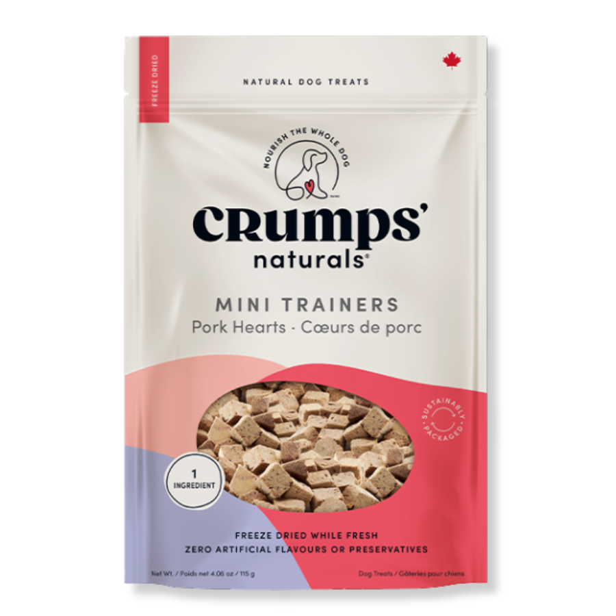 Crumps' Naturals Mini Trainers Pork Hearts