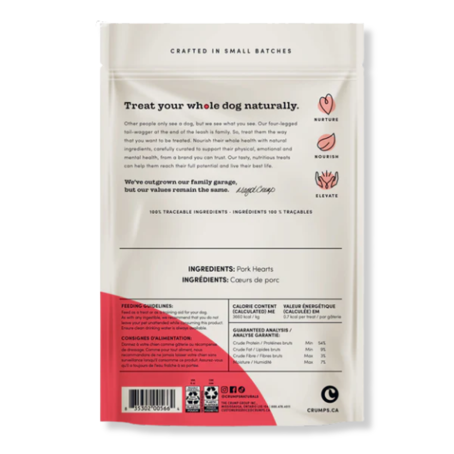 Crumps' Naturals Mini Trainers Pork Hearts