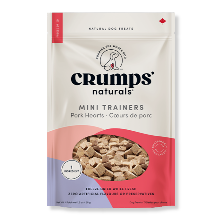 Crumps' Naturals Mini Trainers Pork Hearts