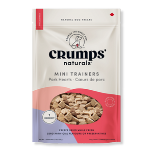 Crumps' Naturals Mini Trainers Pork Hearts