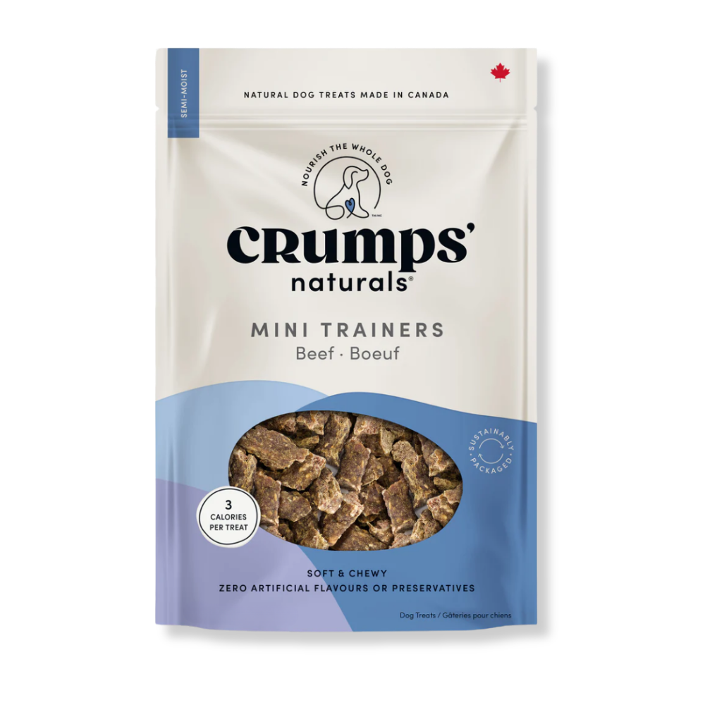 Crumps' Naturals Mini Trainers Semi Moist Treats Beef