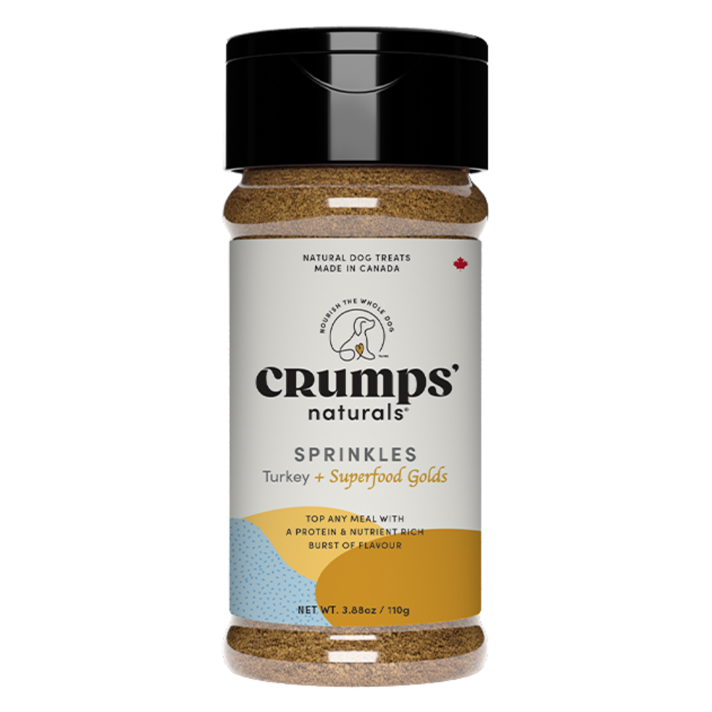 Crumps' Naturals Dog Sprinkles Turkey + Superfood Golds - 3.8 oz