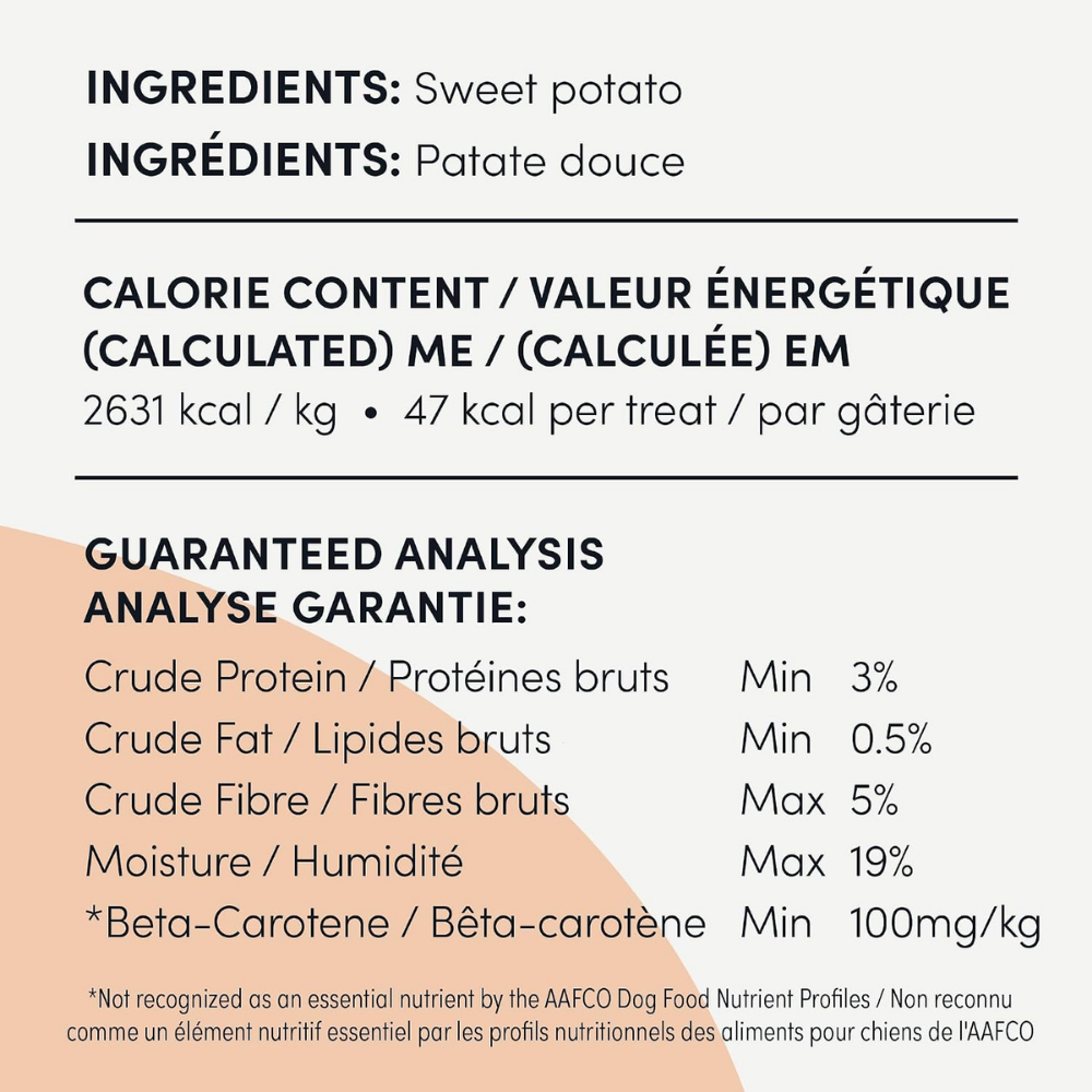 Crumps' Naturals Sweet Potato Chews - 11.6 oz