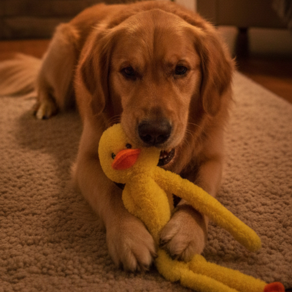 Multipet Swingin Slevin Tug Toy 12" - Assorted Animals (1 Count)