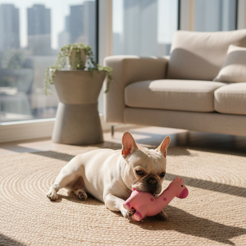 Multipet Minipet Latex Giraffe Dog Toy - Assorted Colours (1 Count)