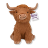 Multipet Highland Cow Plush Dog Toy - 8" (1 Count)