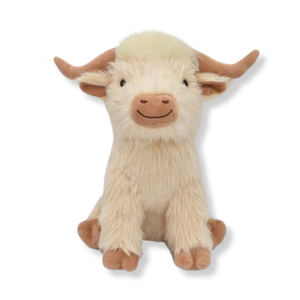 Multipet Highland Cow Plush Dog Toy - 8" (1 Count)