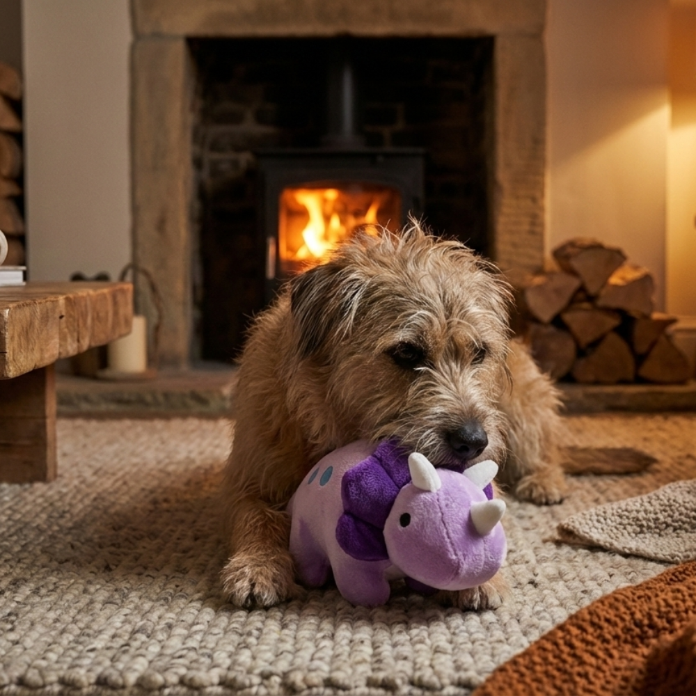 Multipet Mini Dinosaur Plus Toy - Small - Assorted Colours (1 Count)