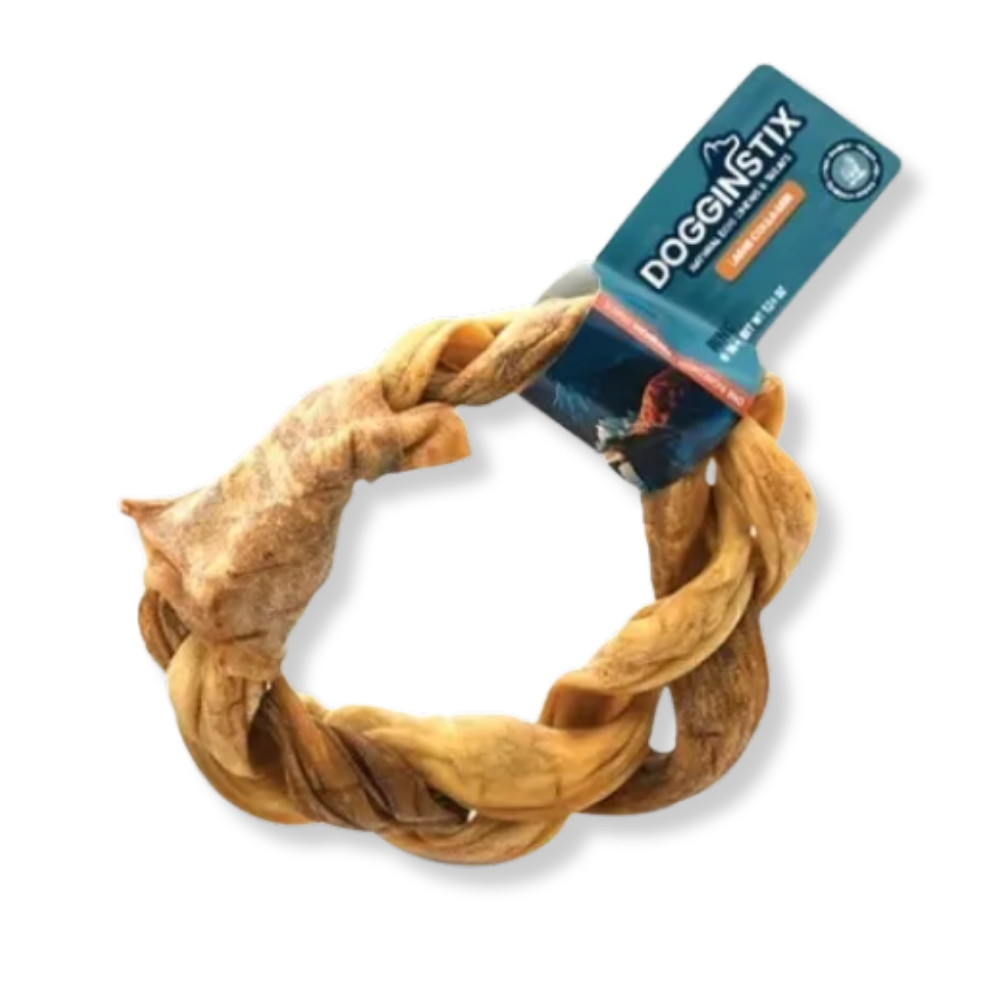 DogginStix Braided Lamb Collagen Ring