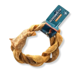 DogginStix Braided Lamb Collagen Ring