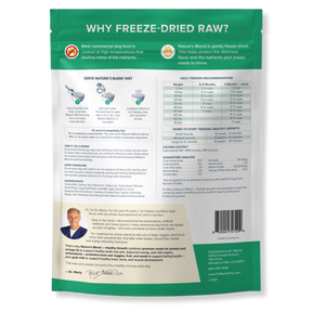 Dr. Marty Nature's Blend Healthy Growth Freeze-Dried Raw Puppy Food - 16 oz