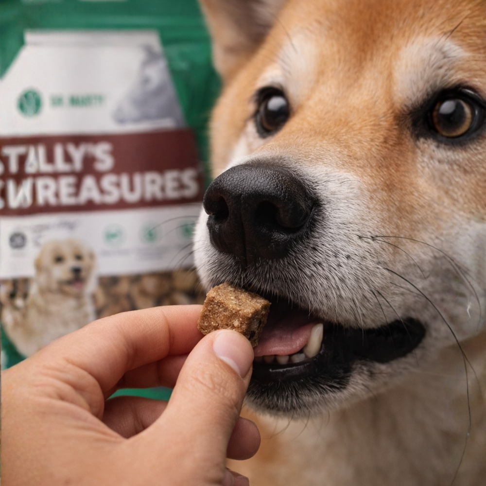 Dr. Marty Tilly's Treasure Dog Treats - 4 oz