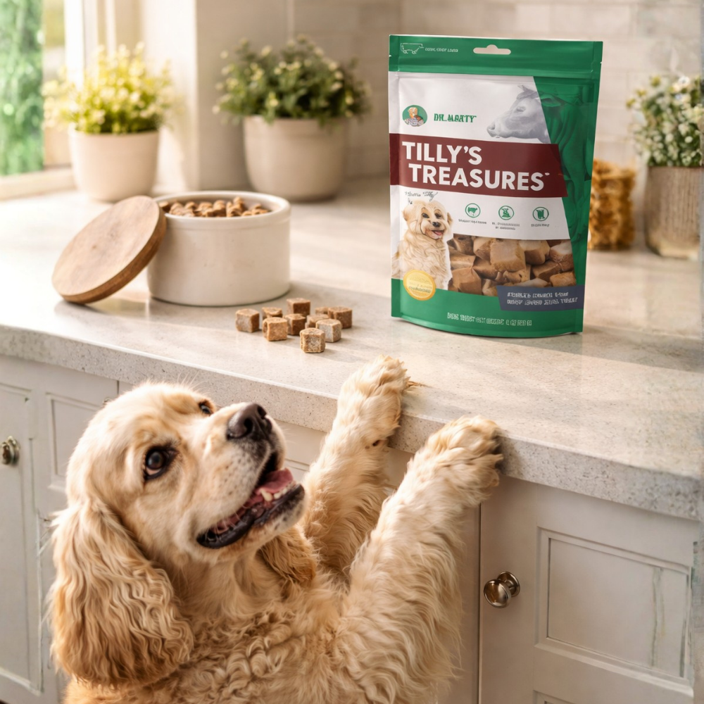 Dr. Marty Tilly's Treasure Dog Treats - 4 oz