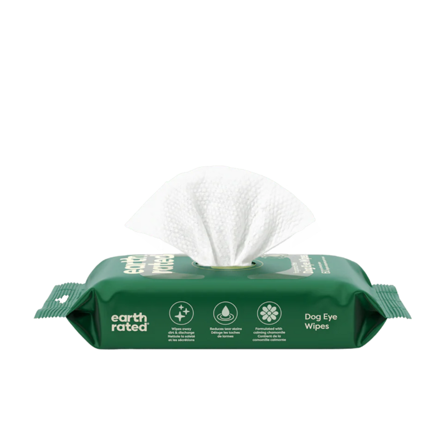 Earth Rated Pet Eye Wipes - 60 Count